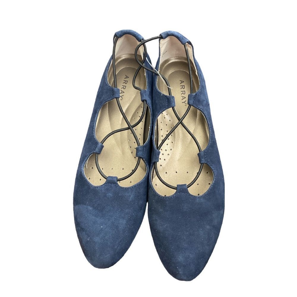 Array Soft Blue Wedges - Euc - Size 10 - image 1